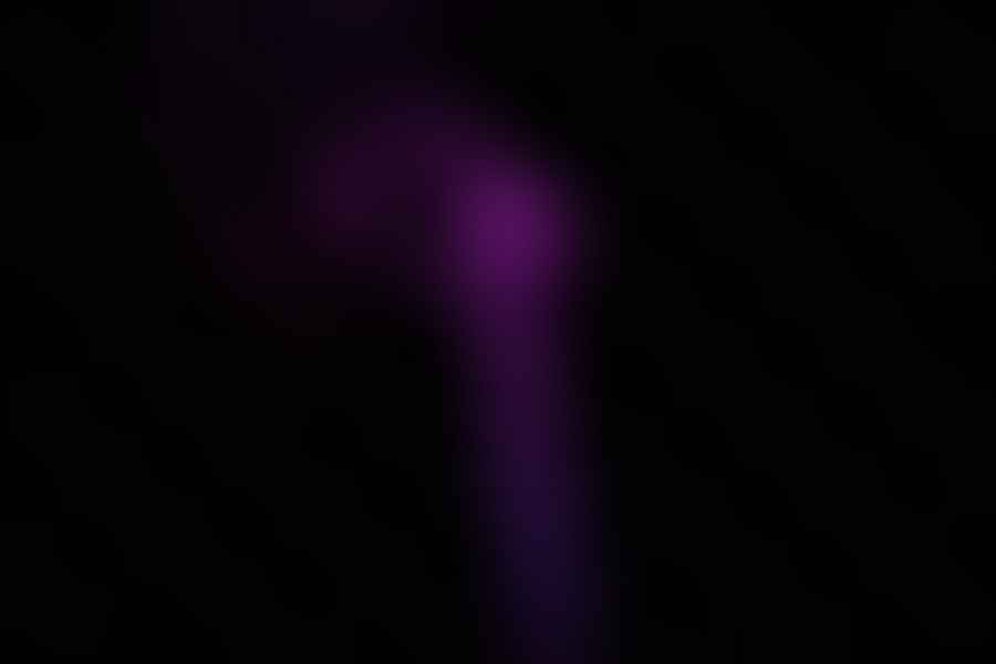 Purple incense smoke