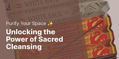 Unlocking the Power of Sacred Cleansing - Purify Your Space ✨