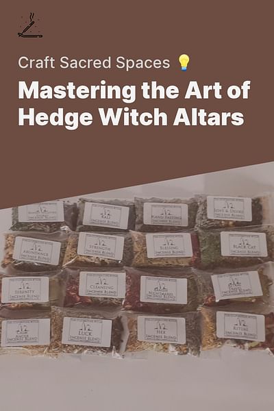 Mastering the Art of Hedge Witch Altars - Craft Sacred Spaces 💡