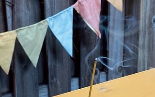 Can you put an incense burner on wood furniture?