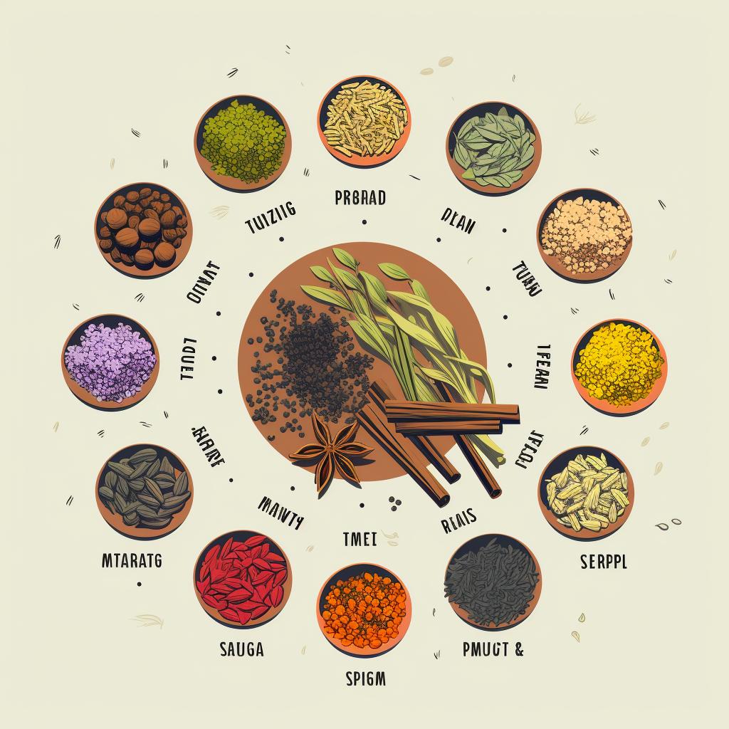 A selection of different herbal incense blends.